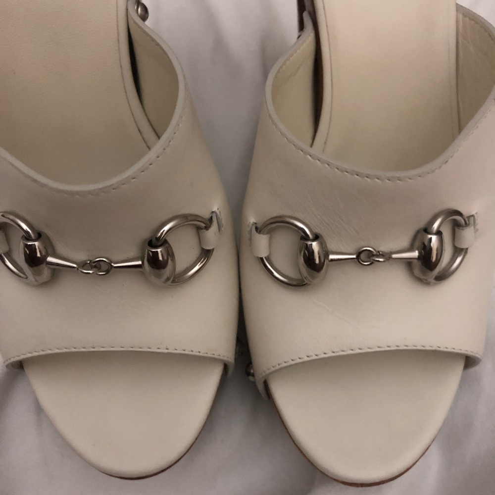 Authentic Gucci Morena Mule Platform Sandal